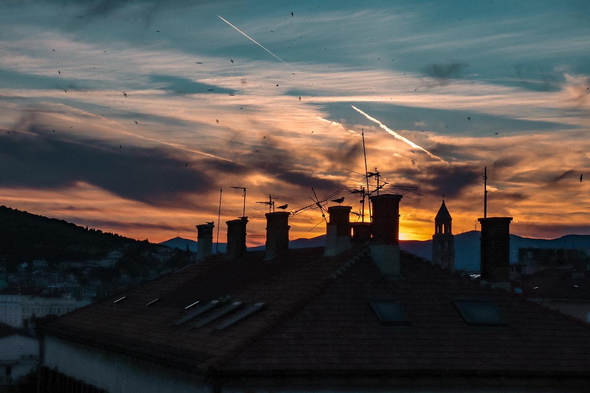 City Center Sunset Penthouse Split Exteriér fotografie